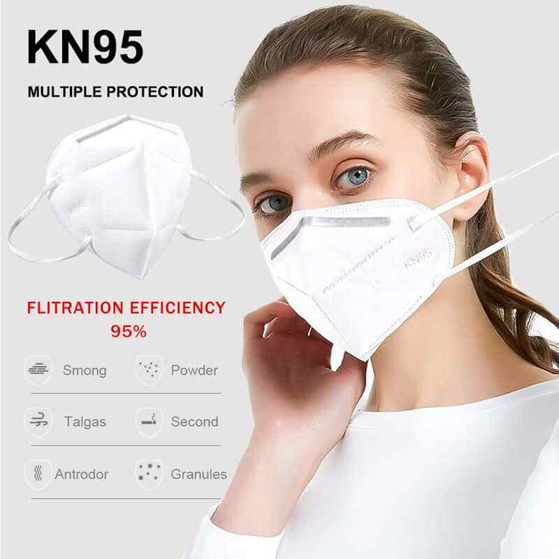 10-50 Pcs KN95 Protective Face Masks BFE 95% Disposable Individually Sealed