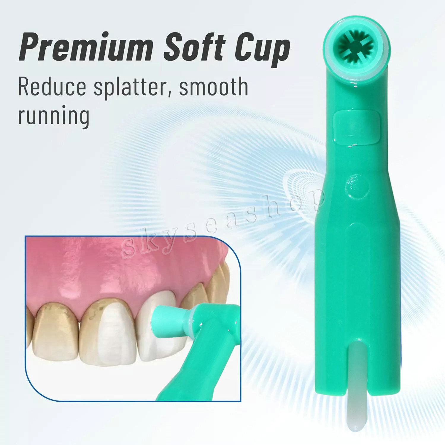 100-1000pcs Prophy Angles Soft Cups Top Quality Dental Disposable P Angle