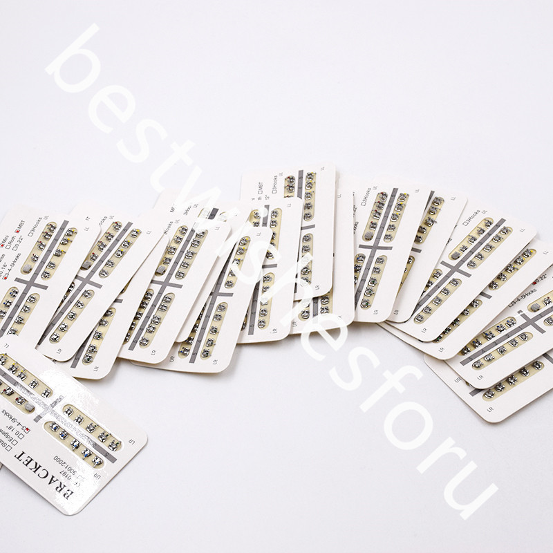 Dental Orthodontic Bracket Braces Mini/Standard Roth/MBT/Edgewise 018 022 Hook