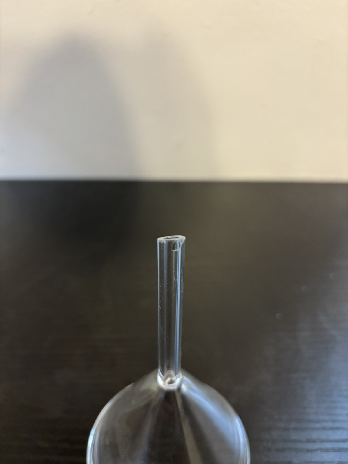 KIMAX Glass 58° Degree Angle 45mm ID Short Stem Filling Funnel USED