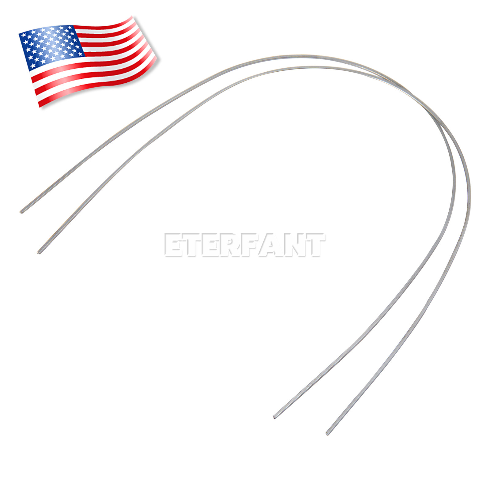 0.99/pack ETERFANT Dental Orthodontic Arch Wire Rectangular NiTi/Stainless Steel
