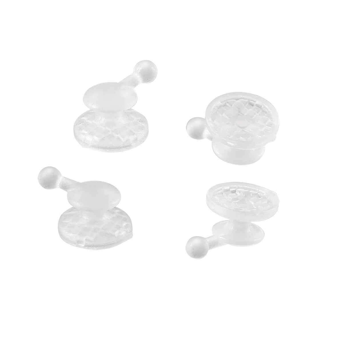 AZDENT Dental Orthodontic Composite Clear Ceramic Lingual Buttons for Bondable