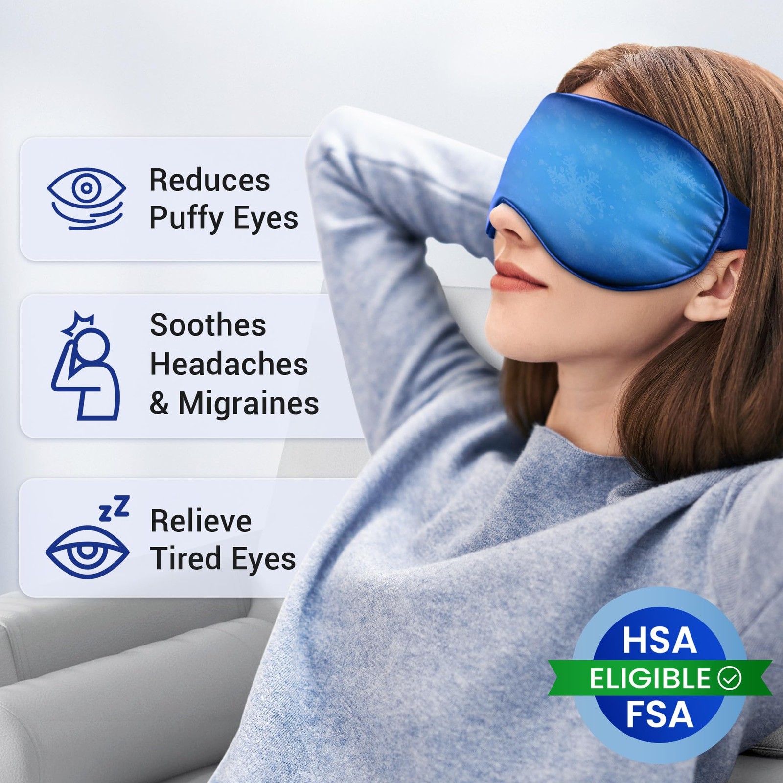 Hsa Store Eligible Items Fsa: Cold Compress for 1 Count (Pack of 1), Blue