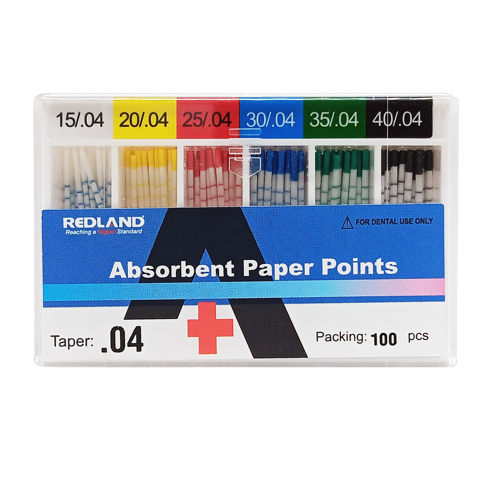 Dental MM Marked Absorbent Paper Points All Size sliding box (.02-.04-.06 Taper)