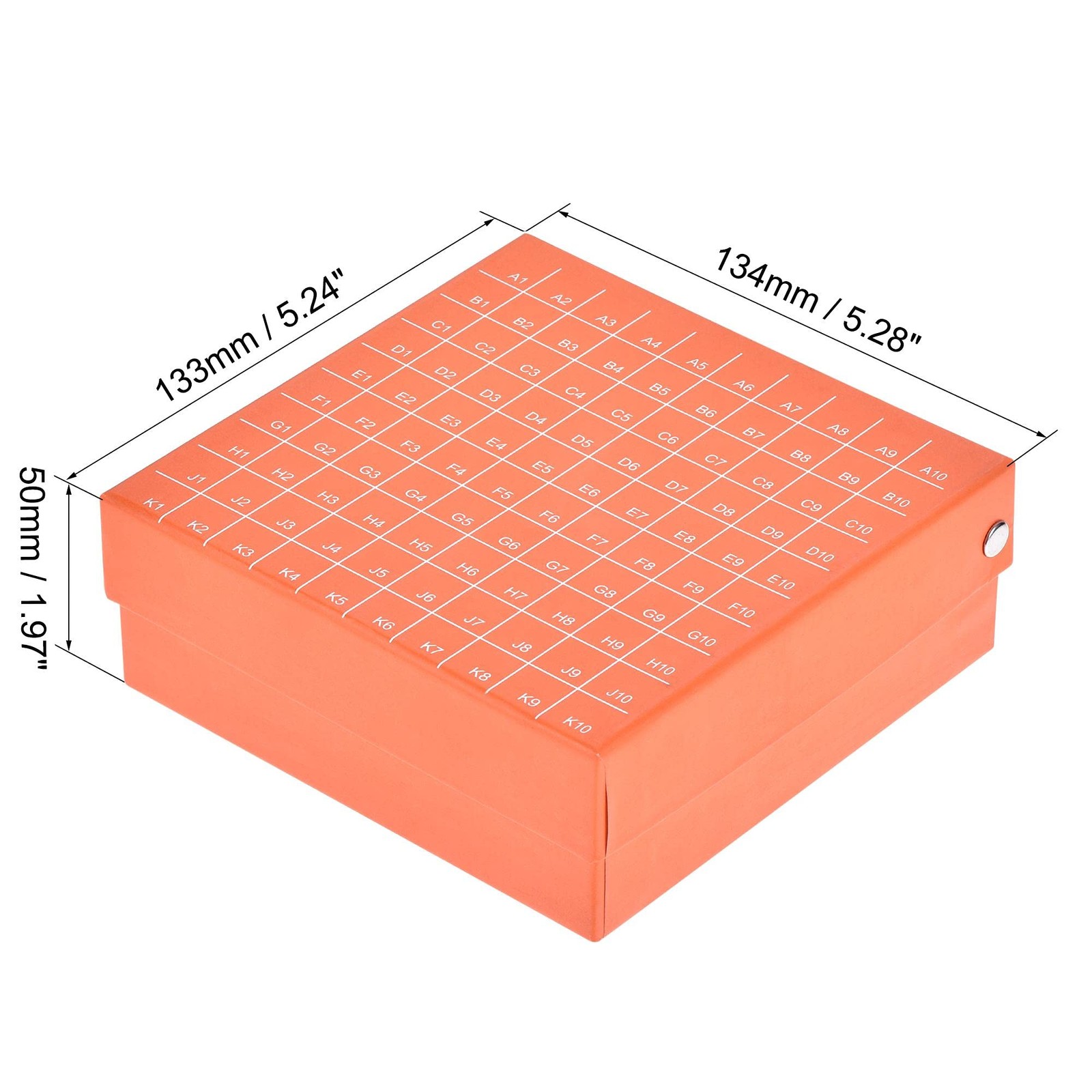 uxcell Centrifuge Tube Freezer Storage Box 100 Places Waterproof Cardboard…