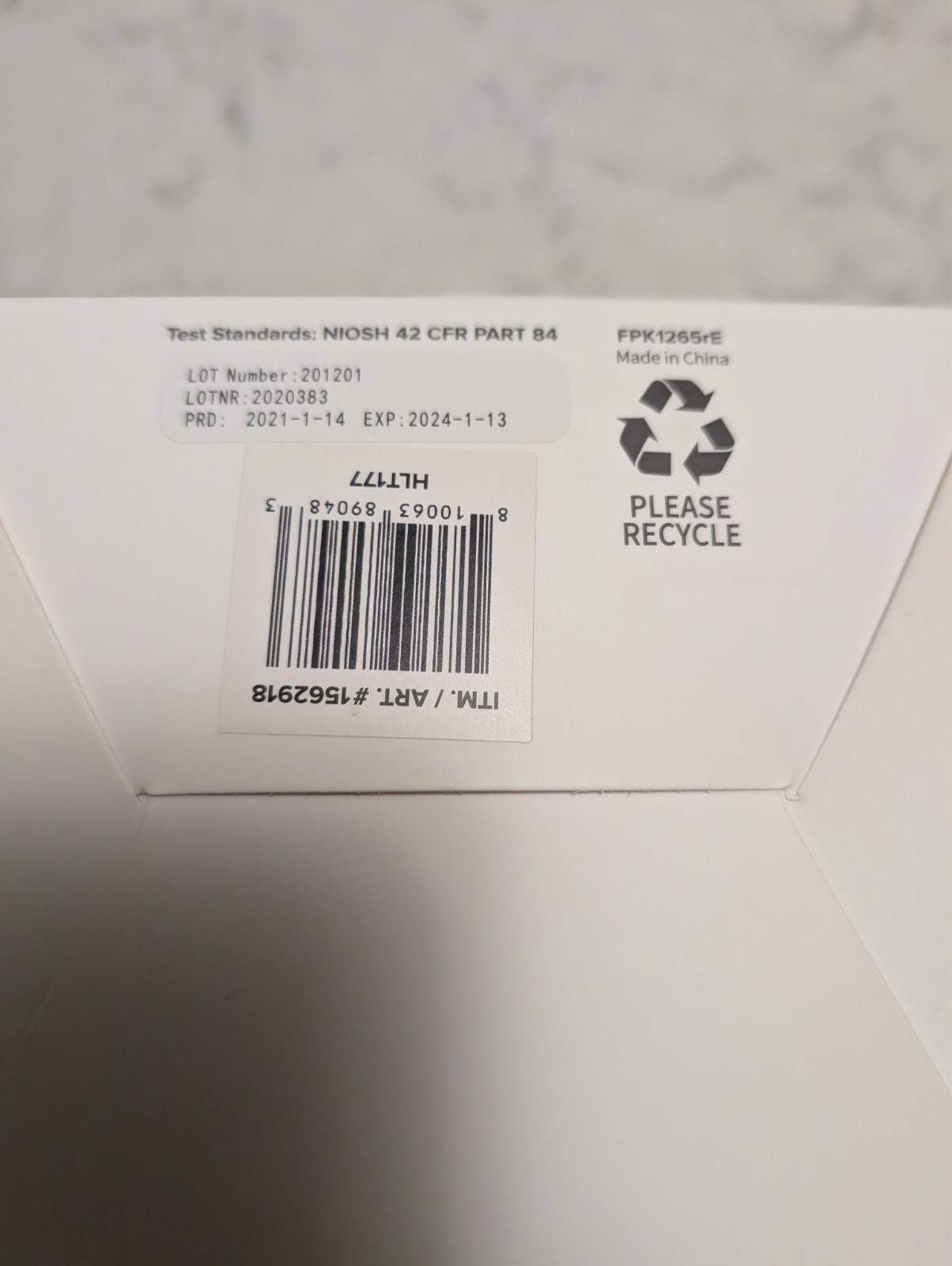 FLTR Pure Protection NIOSH N95 Particulate Respirators 20pk New in box