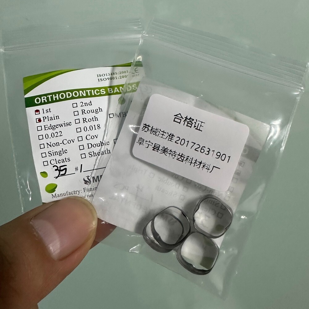 Dental Orthodontic 1st Plain Molar Bands #29-44+ Buccal Tubes Cleats Roth 022