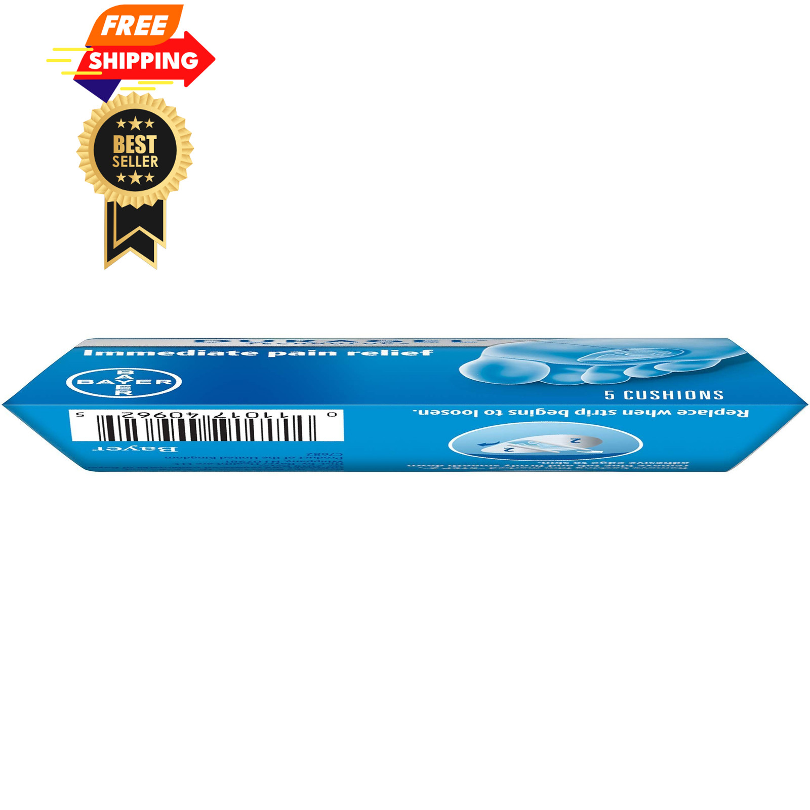 Dr. Scholl’s Callus Cushions with Hydrogel 5 Count (Pack of 1), White
