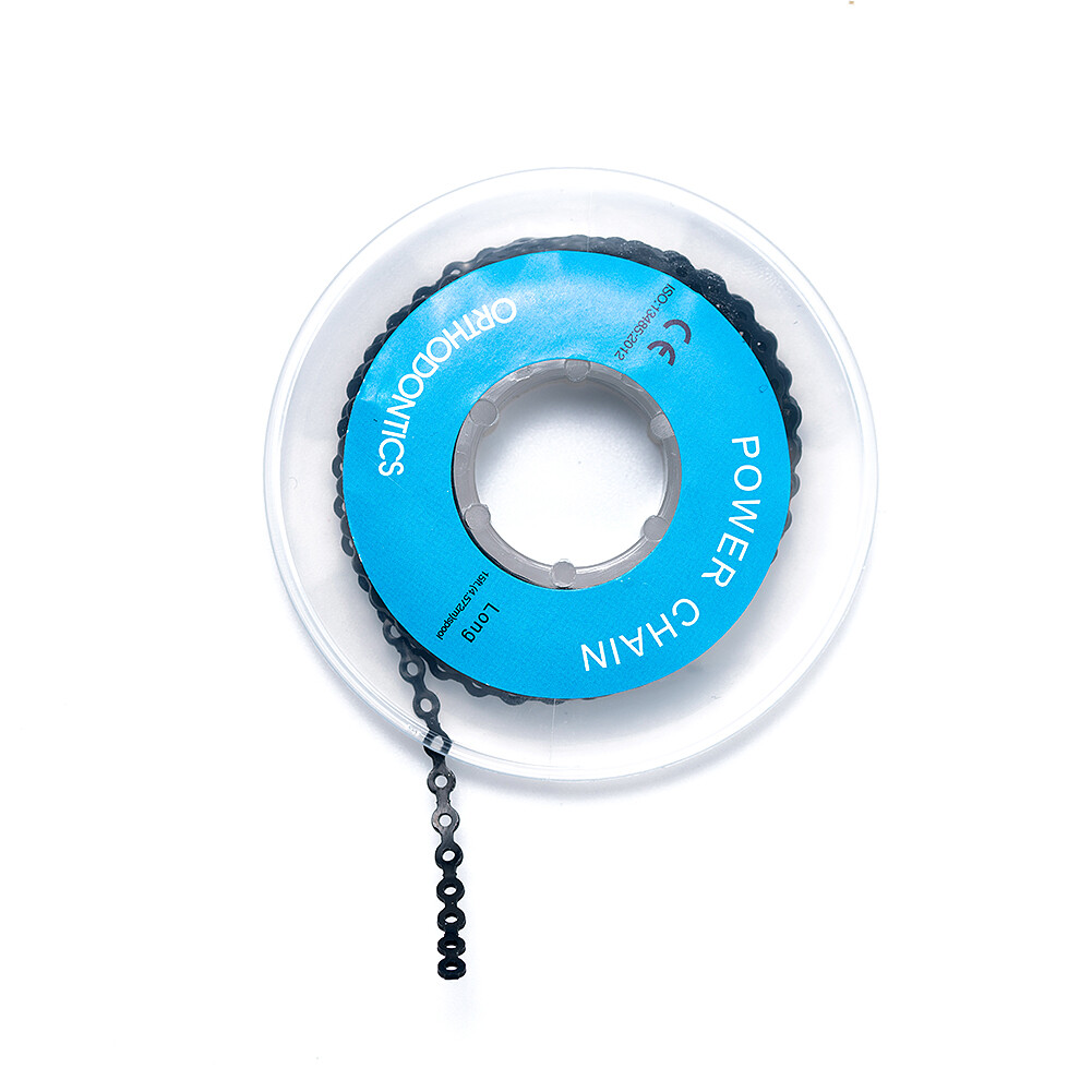 Dental Orthodontic Elastic Rubber Power Chain Rubber Band for BraceHigh Strengt