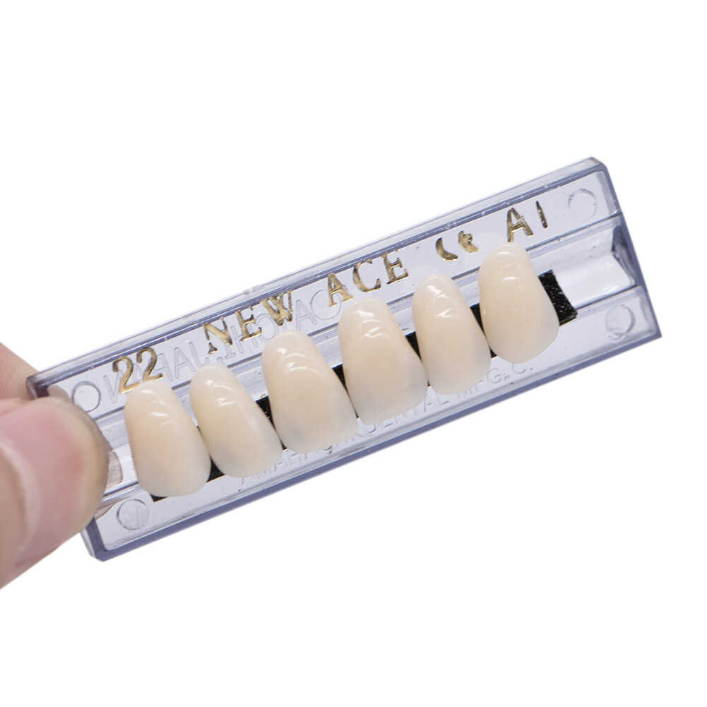 168Pcs Acrylic Resin Denture #22 Dental Upper Lower Shade A1 Teeth Set HOT #22A1