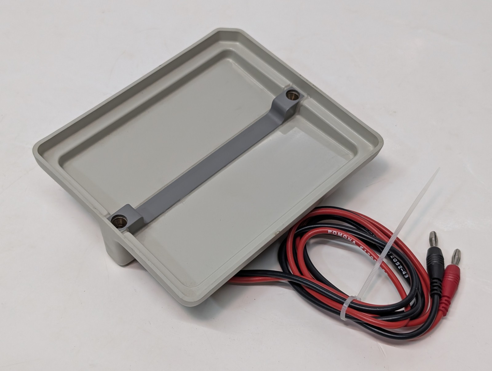 Lot of 2 BRL Mini-V 8:10 electrophoresis gel unit lids as shown