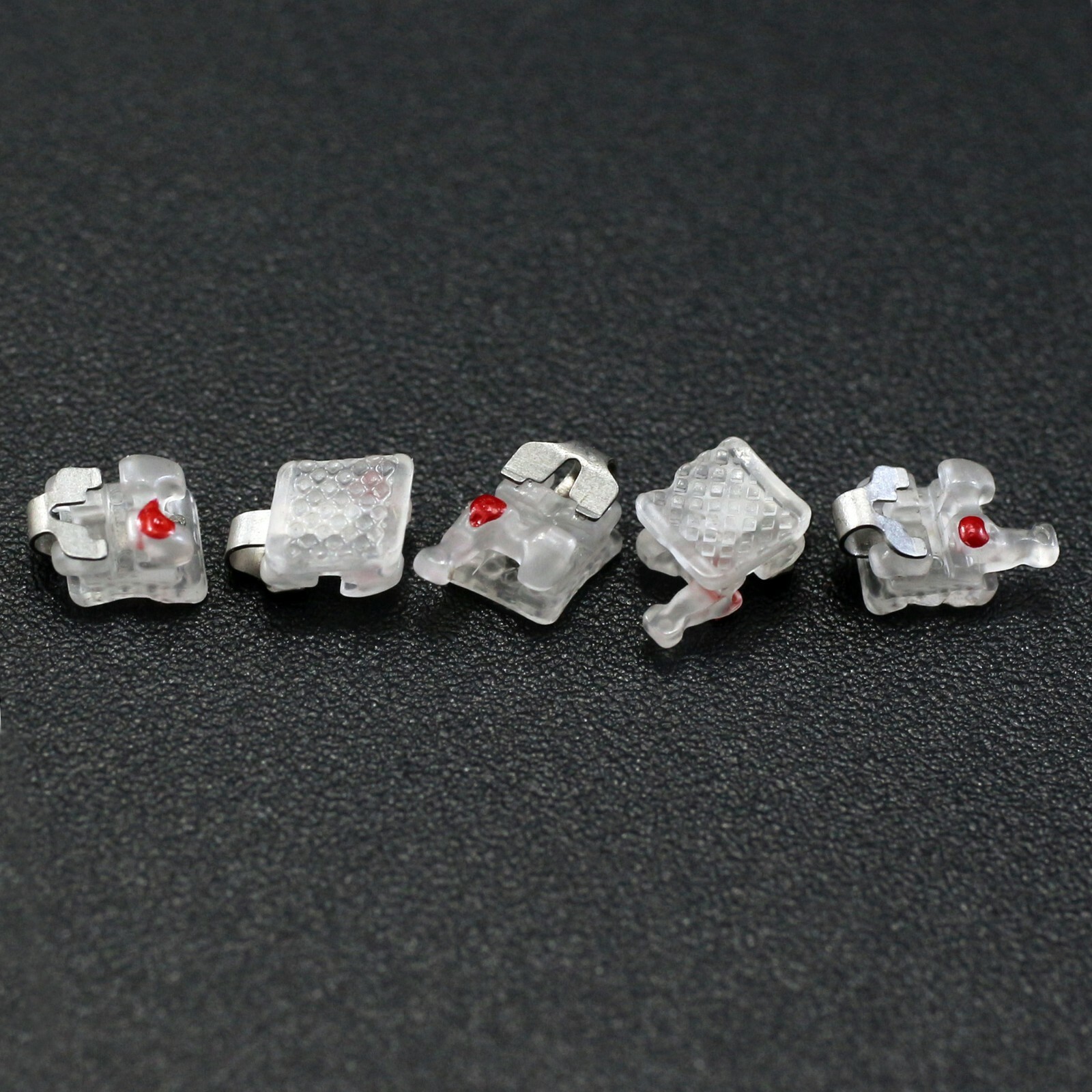 Orthodontic Bracket Self Ligating Ceramic Clear Aesthetic Interactive Roth 0.022