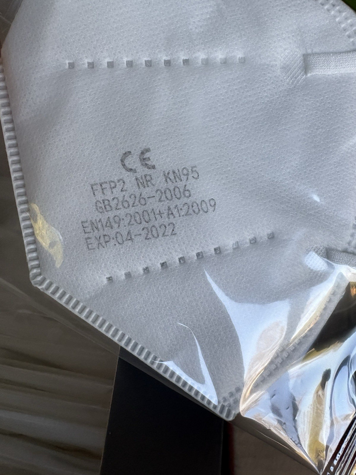 3 Boxes COAST KN95 CE Certified Face Mask – Ind. Packaged 60 Masks FreeShipping