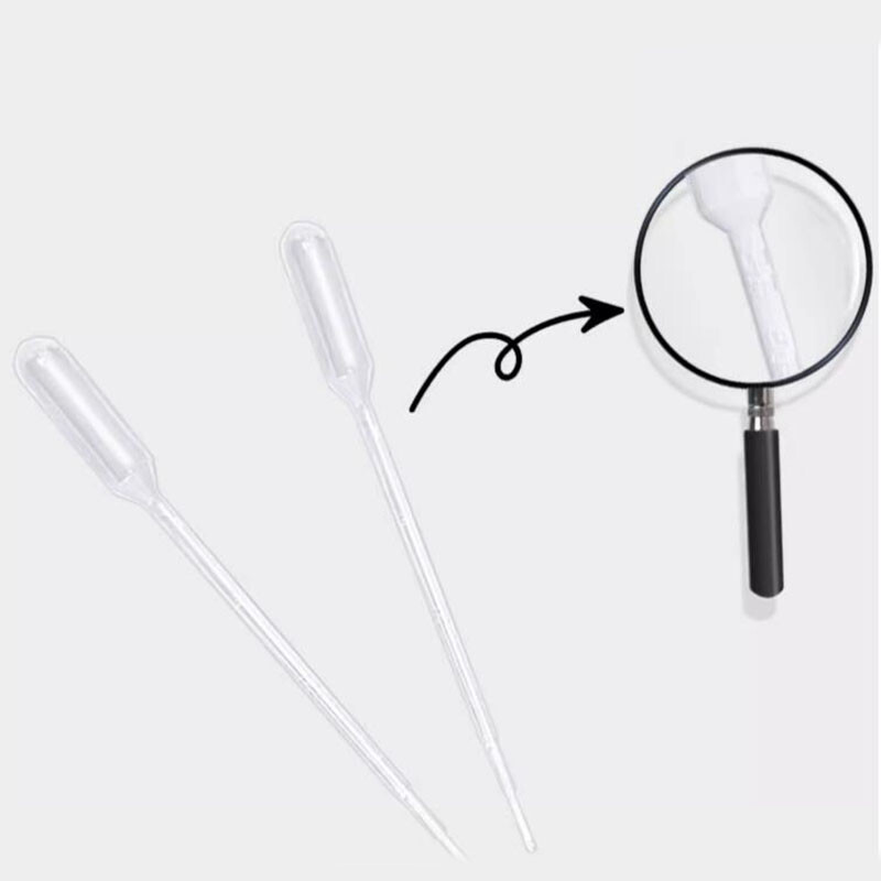 10/30/50/100x 1/2/3/5/10ml Plastic Disposable Eye Dropper Transfer Oils Pipettes