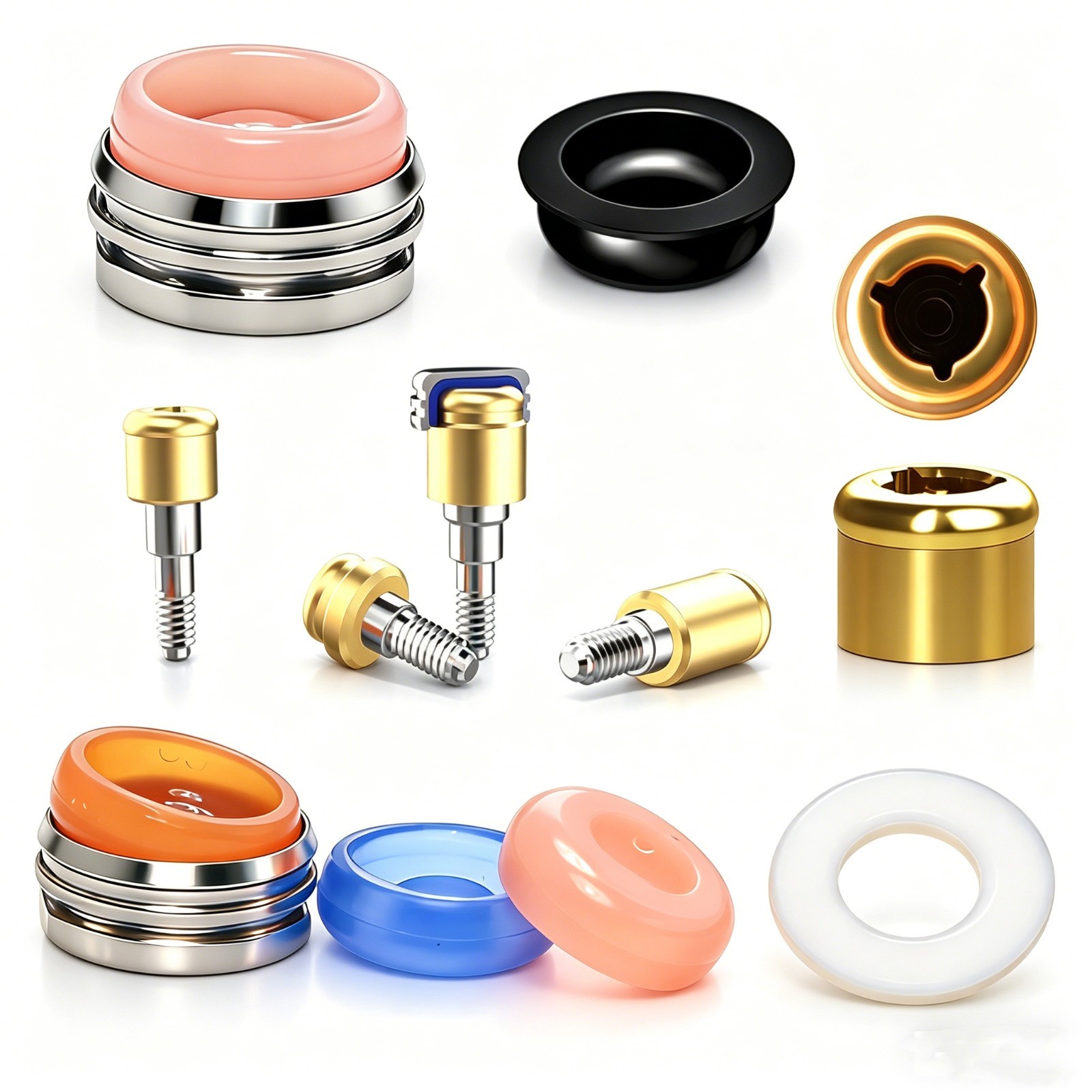 US Dental Fit Zest Anchors Locator Retention Caps Range & Core Tool Overdenture