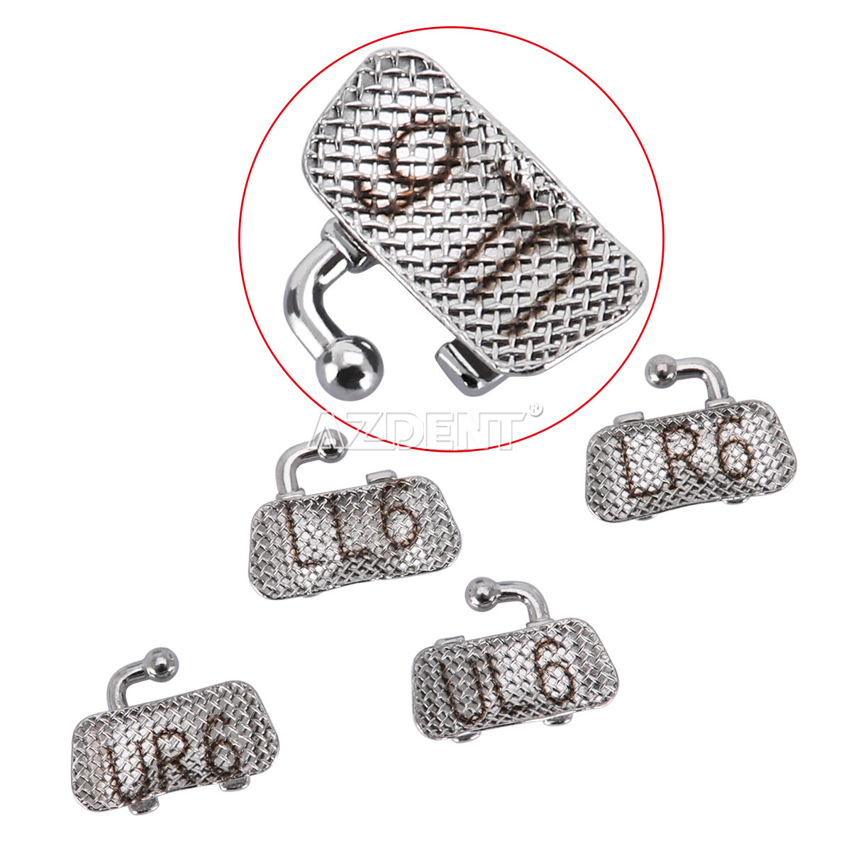 10x Dental Orthodontic Buccal Tube Bondable 1st 2nd Molar Roth MBT 022 018