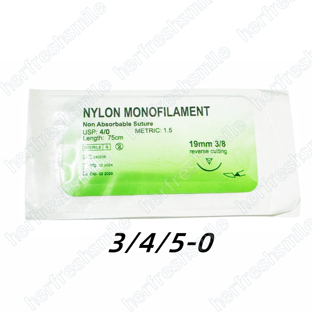 Absorbable Dental Oral Surgical Suture PGA GUT Nylon Silk Natural Needled