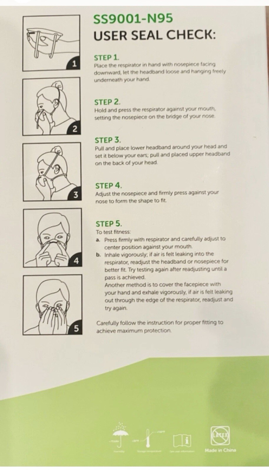 N95 Particulate Respirator Mask (20 PACK)