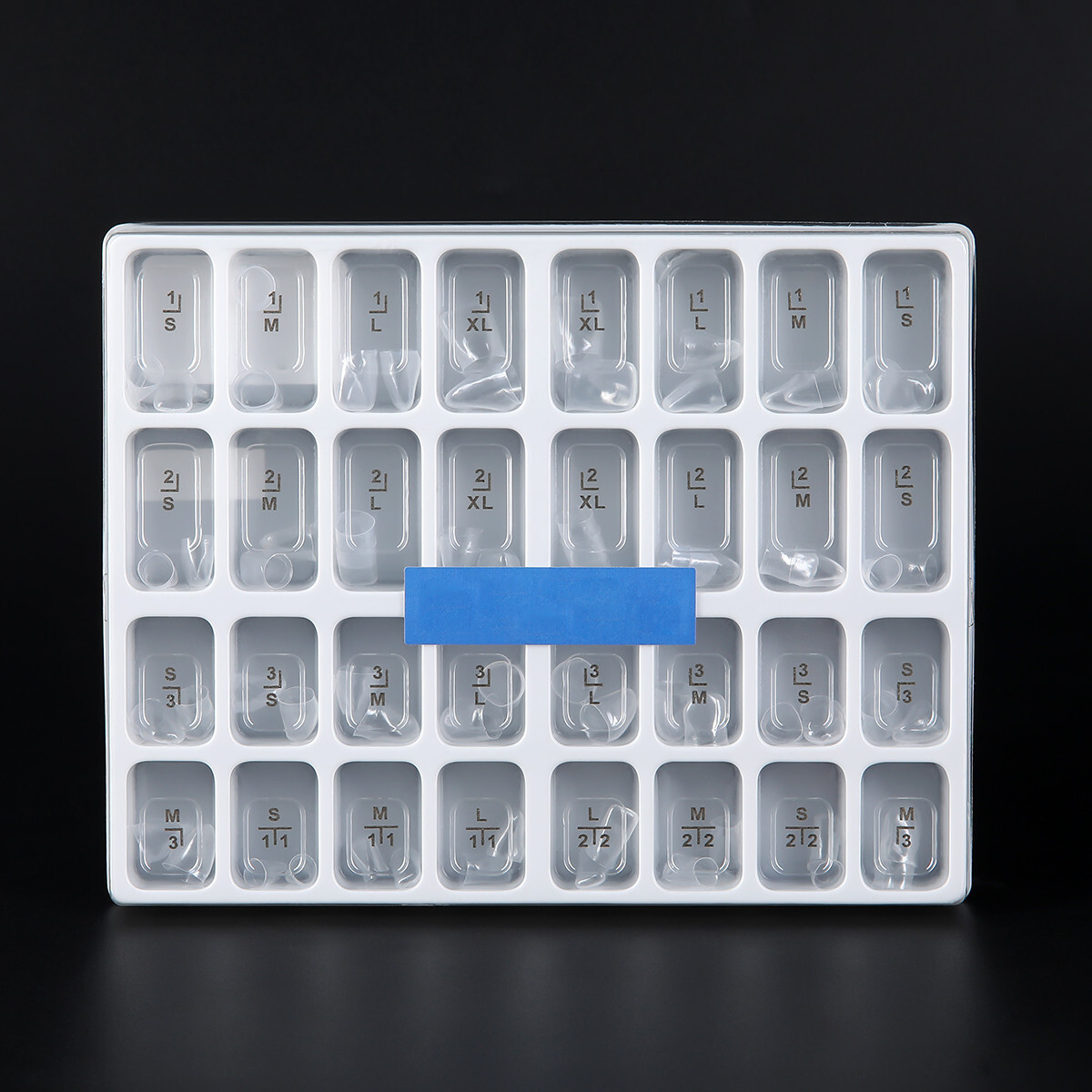 64pcs DENTAL Anterior Transparent Crowns № 1.910 CLEAR COLOUR Free Ship