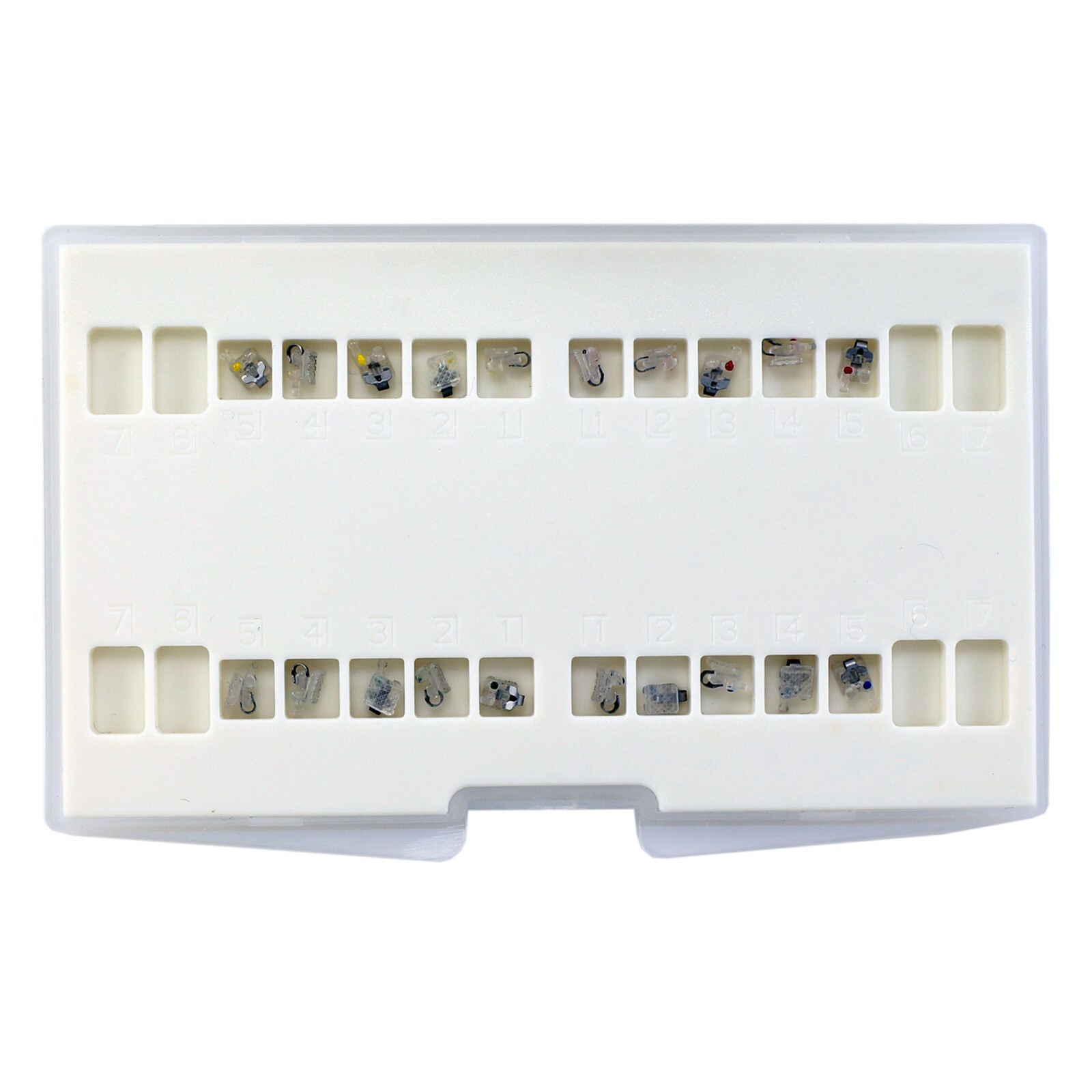 Orthodontic Bracket Self Ligating Ceramic Clear Aesthetic Interactive Roth 0.022