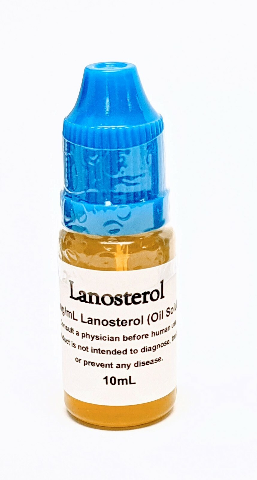10mL 50mg Lanosterol (5.0 mg/mL) Oil Soluble in Sealed Dropper Bottle