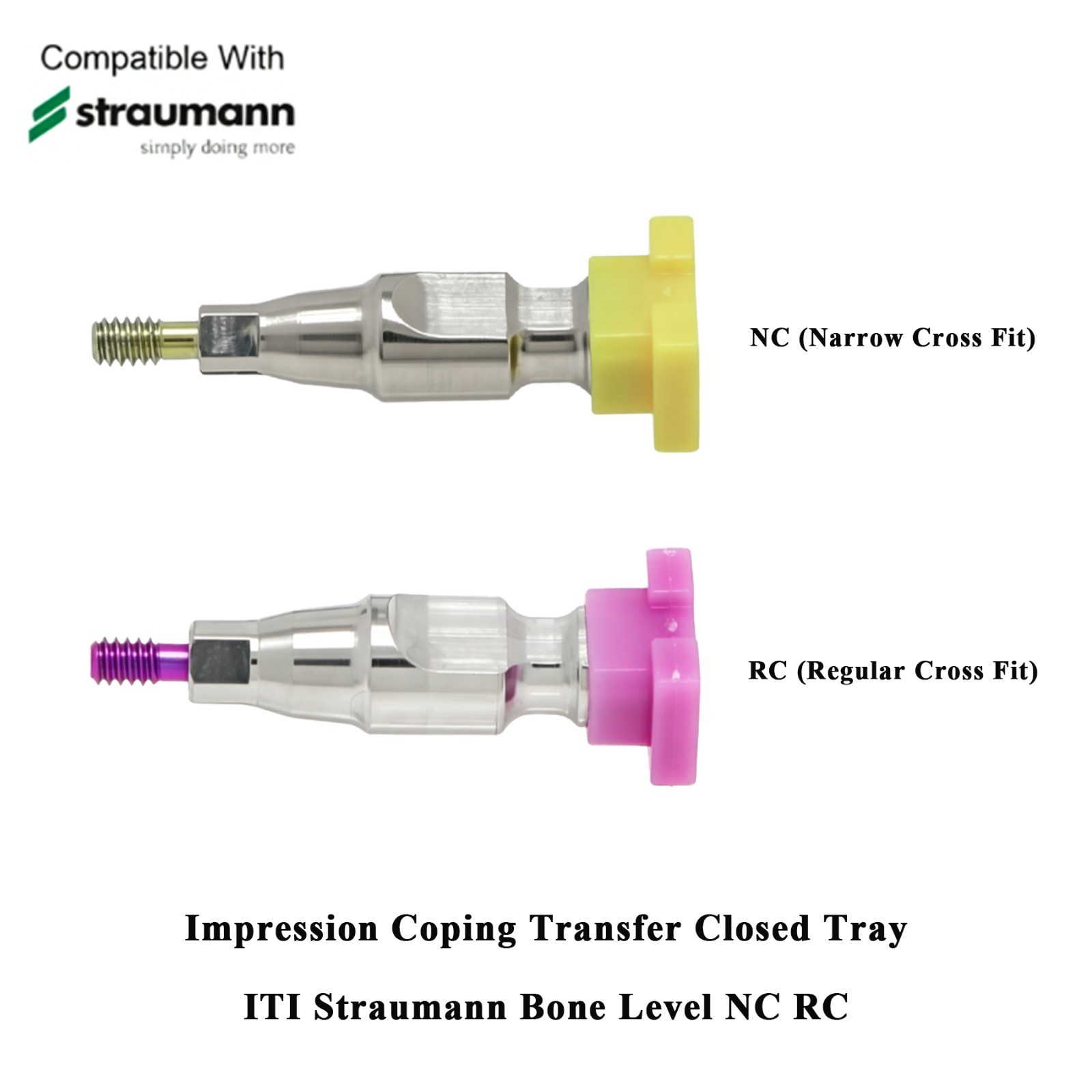 Dental Transfer Impression Coping Open/Closed Tray Post NC/RC Fit ITI Straumann