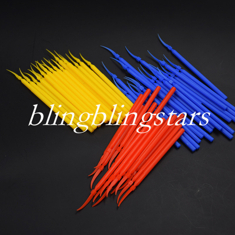 Dental Integrated Interdental Plastic Wedges With Long Handle Poly 3 Sizes
