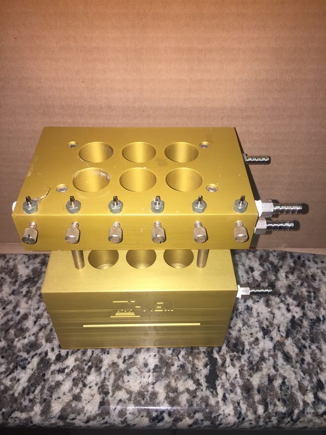 J-Kem 6-Well Reactor Base – Used – Laboratory