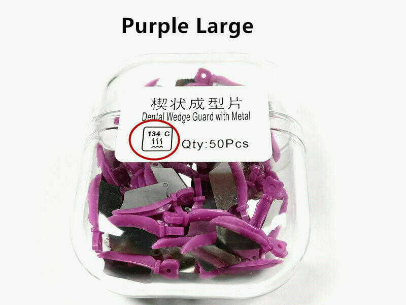50Pcs/Box Dental Fender Wedges Interproximal Diastema Matrix Blade Guard Gingiva