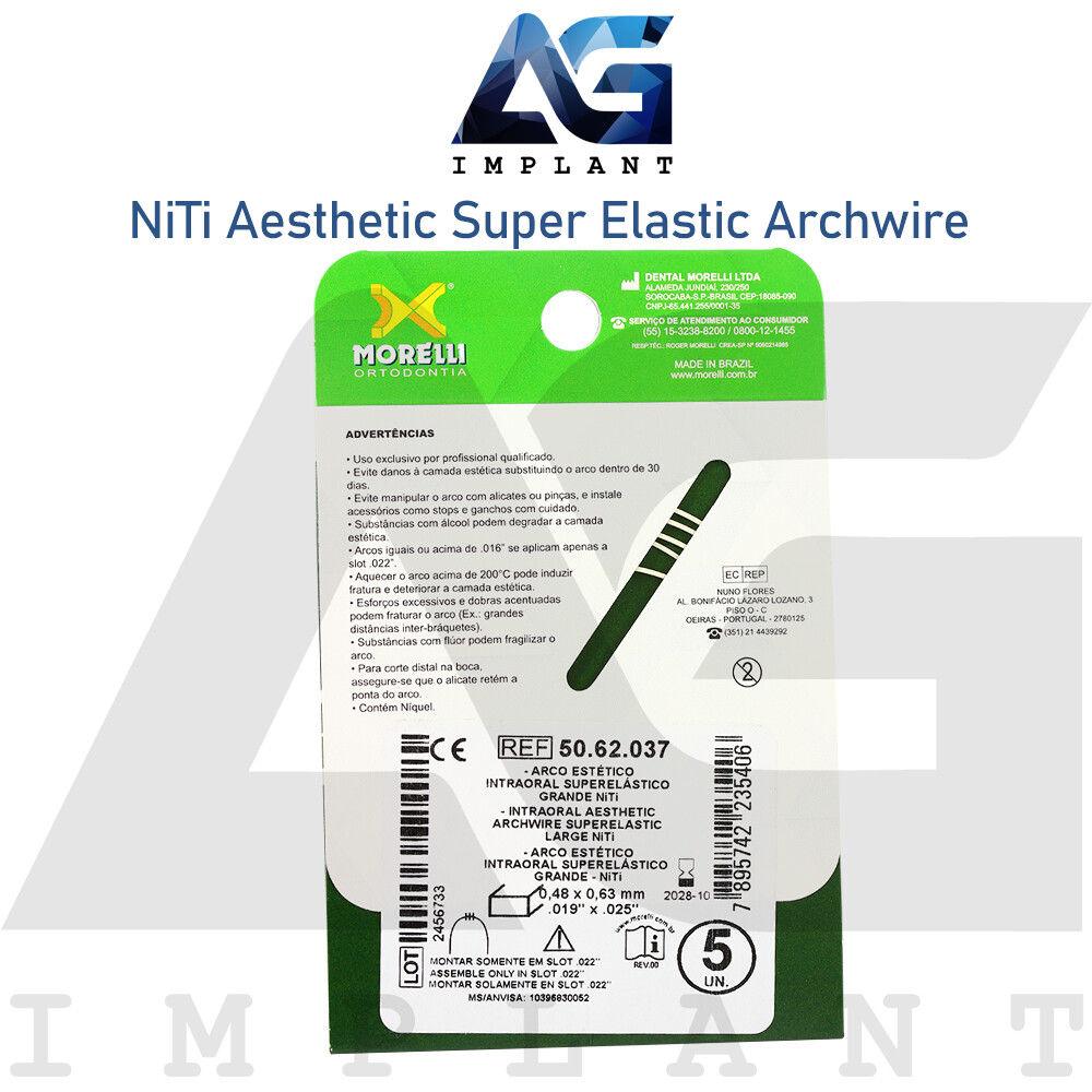 NiTi Aesthetic Intraoral Super Elastic Archwire White Wire Dental Orthodontic