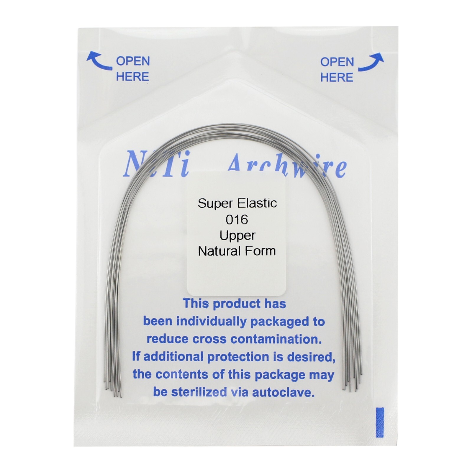 100PCS Dental Orthodontic Niti Arch Wire Natural Form Arches Round Rectangular
