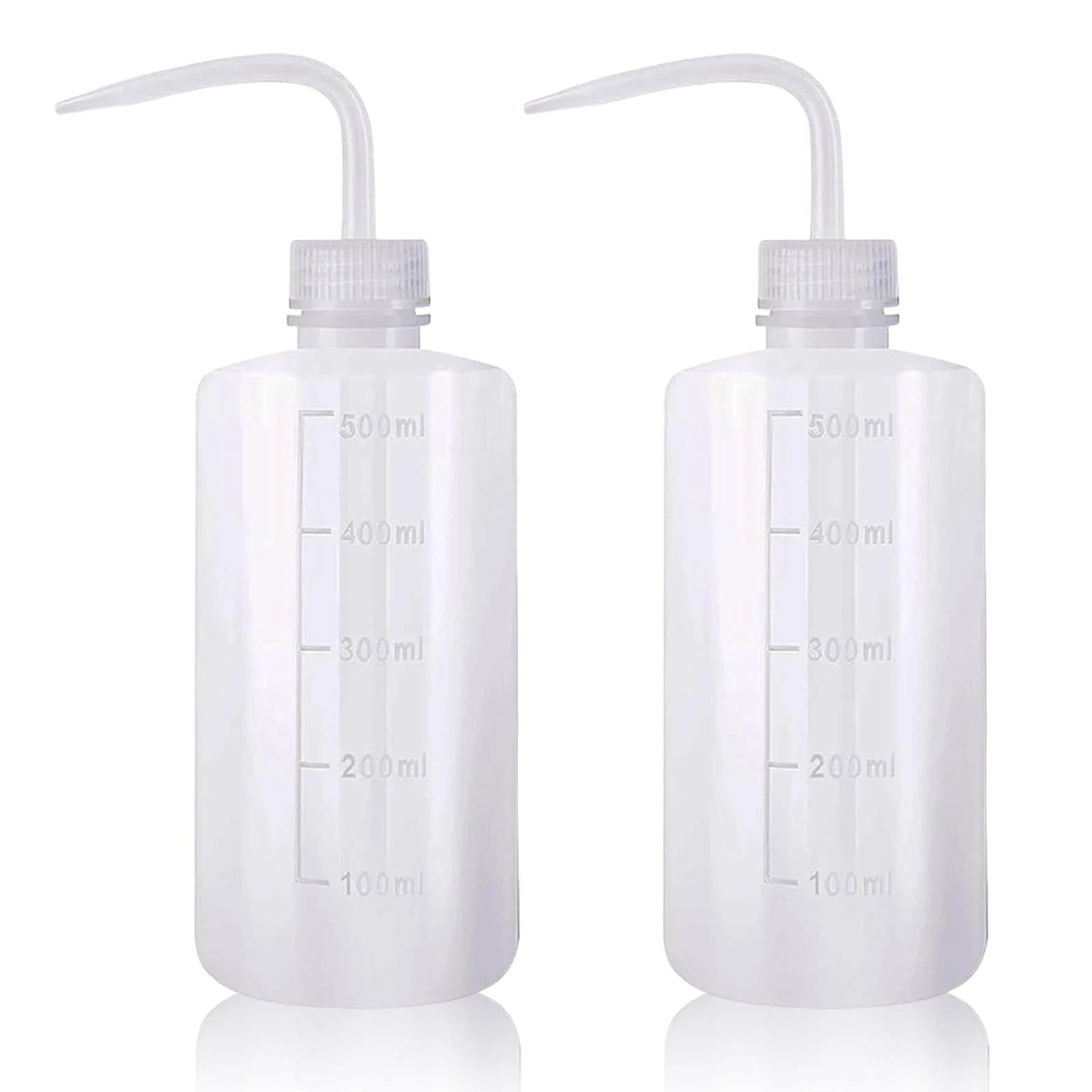 2 Pack 500ml Squeeze Bottles for Cleaning Watering and Lab Use