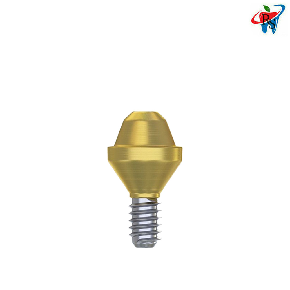 5x Set Prosthetic Straight Multi Unit 1.6 NP Conical 2.25 + Titanium Sleeve