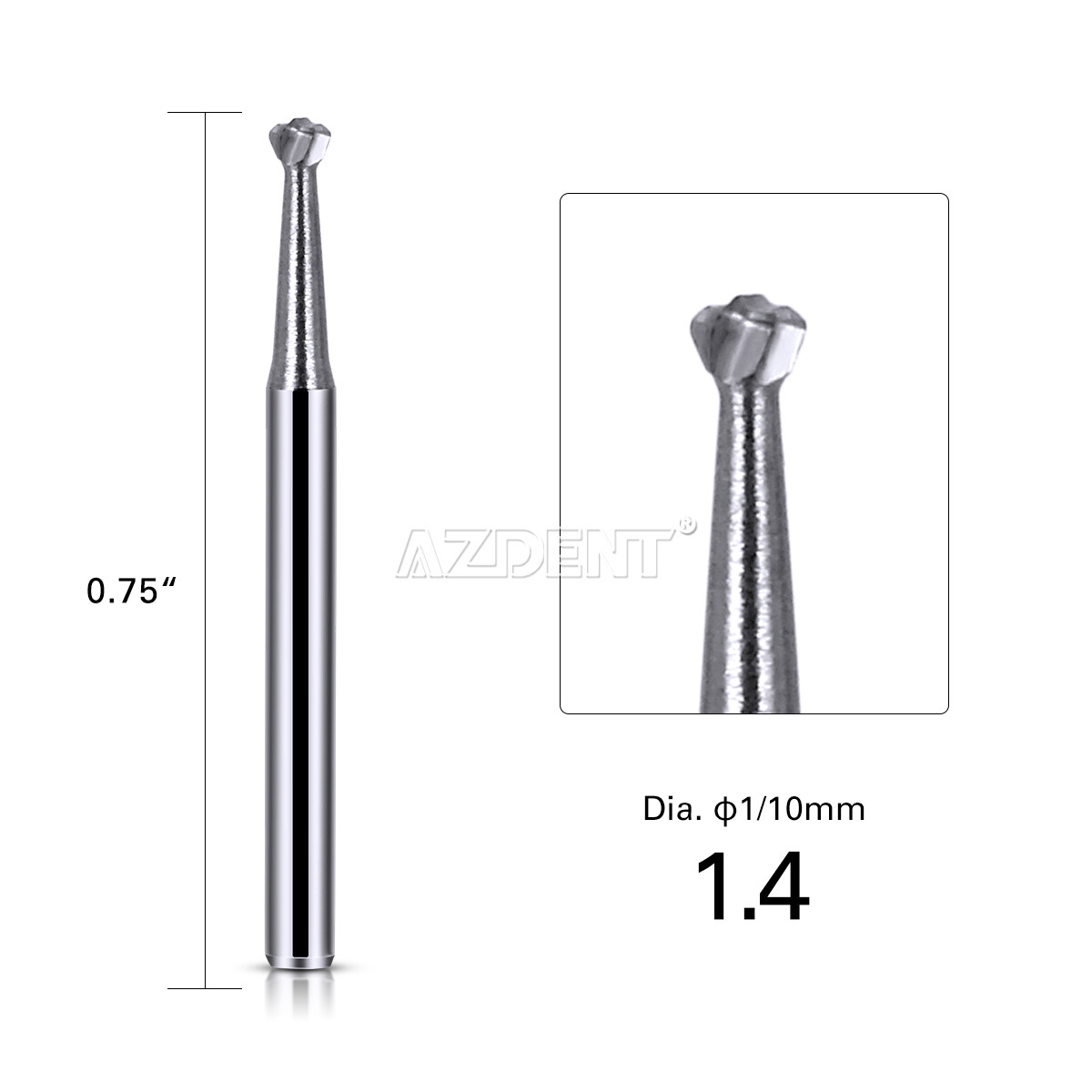 Dental Tungsten Steel Carbide Cutting Burs for High Speed Handpiece FG1-FG1958