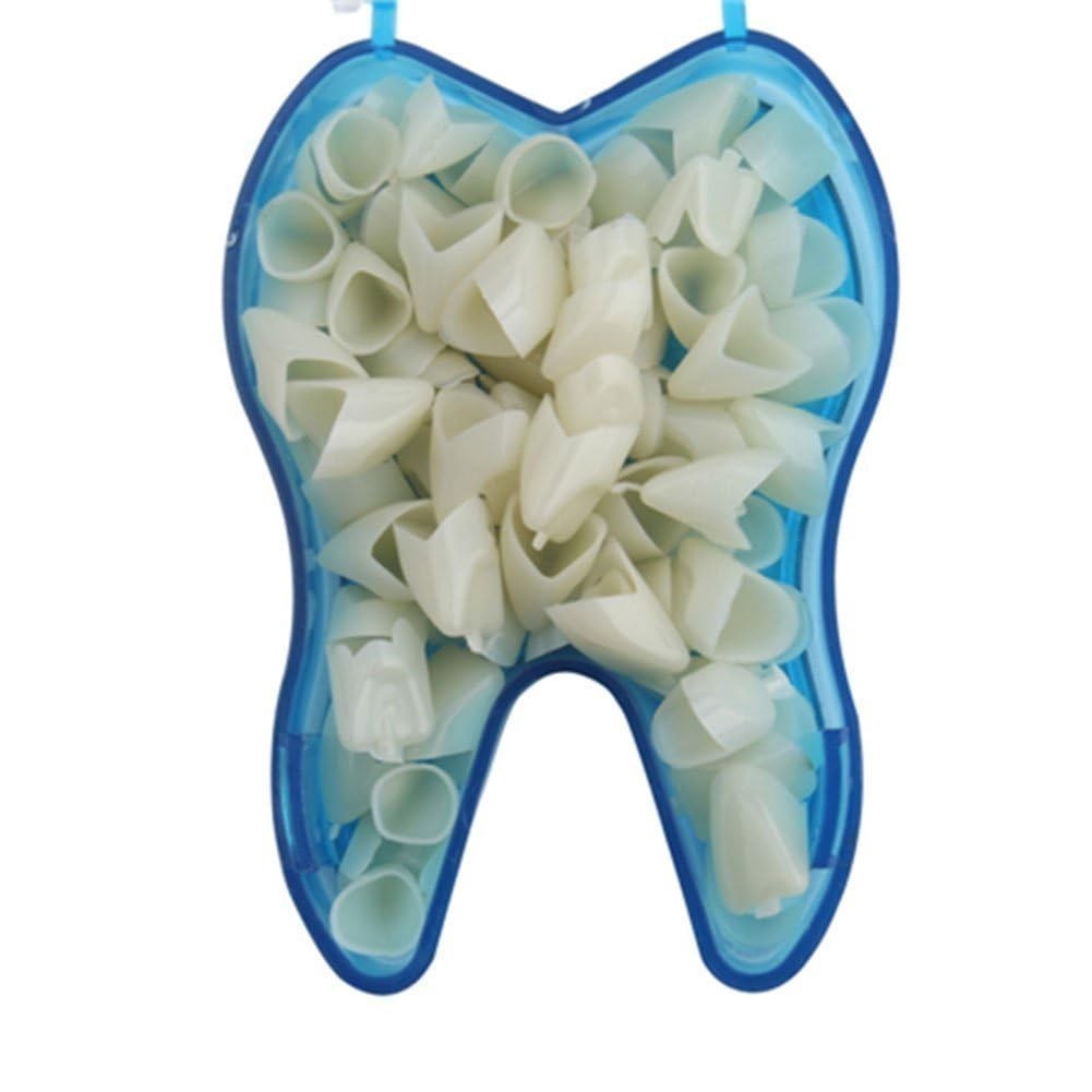 Mixed Sizes Dental Temporary Crown Kit Anteriors Box/50