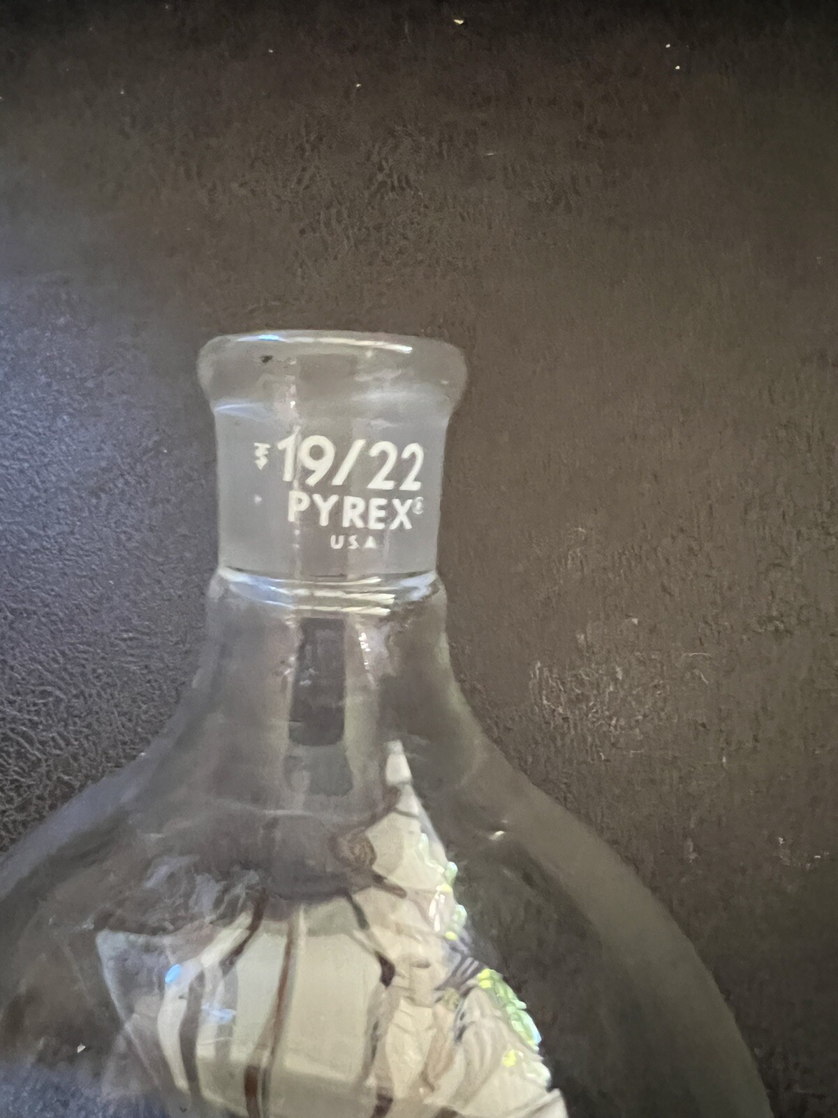 Corning PYREX Glass 500mL Single Neck Round Bottom Boiling Flask 19/22
