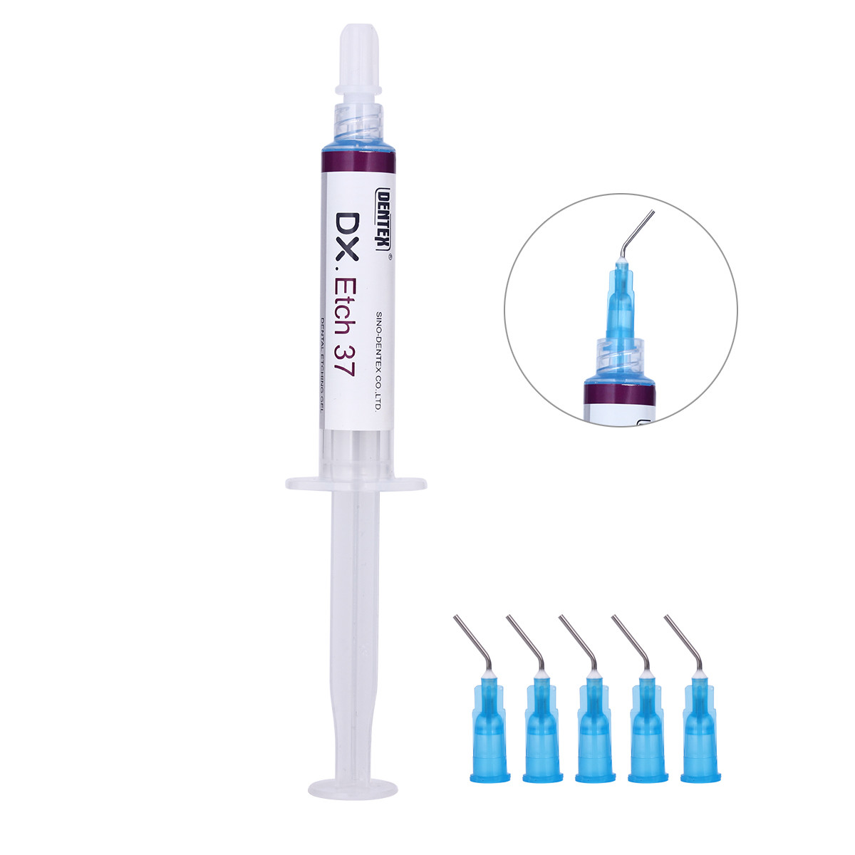 1-20Pcs Dental Dentex Acid Etch Etching Gel 37% Dentin Enamel 5ml/Syringe