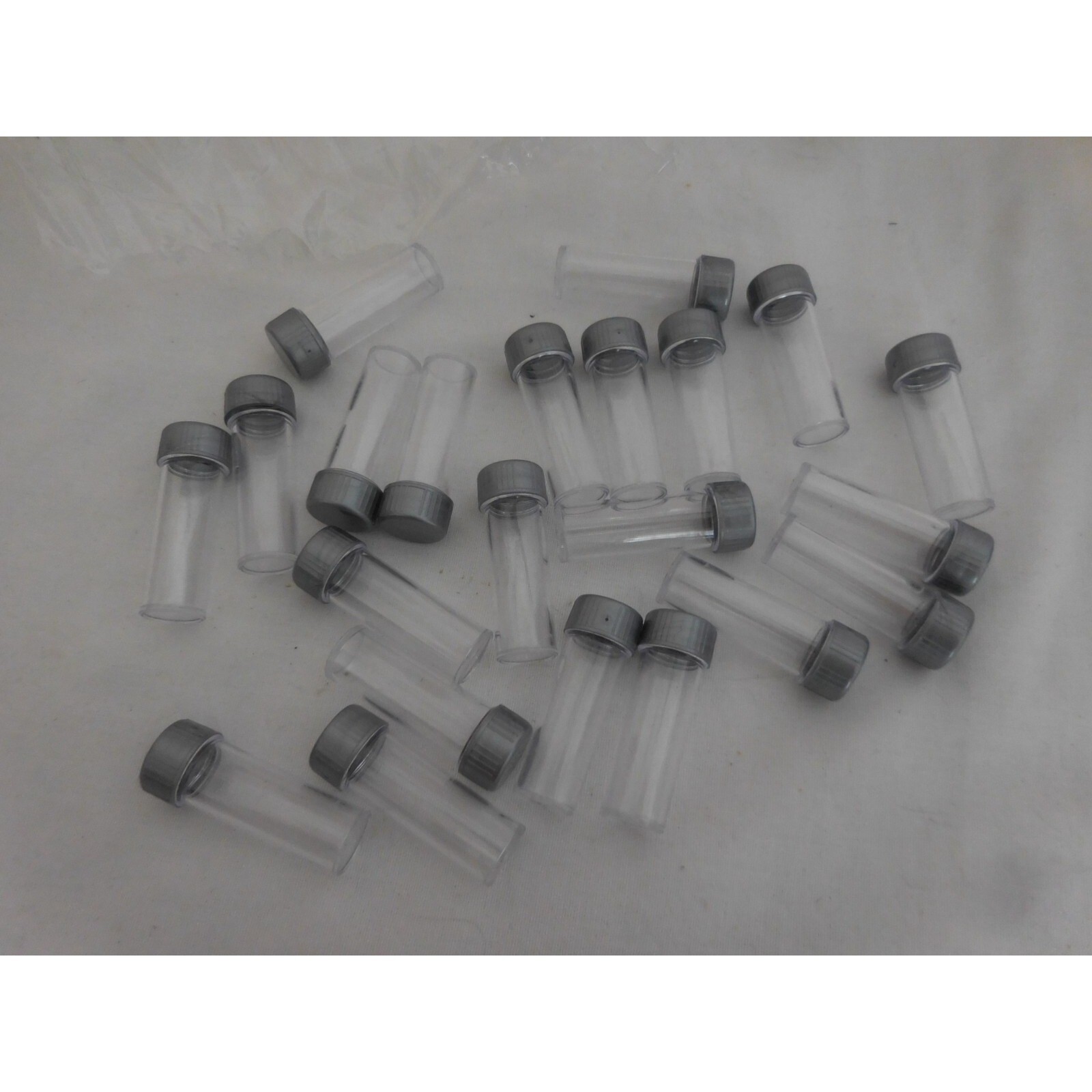 22Pcs 5ml Plastic Test Tubes Screw Cap Bottles Chemistry Supplies + Craft + Sewi