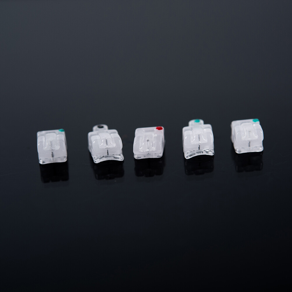 Dental Orthodontic Braces Self-Ligating Sapphire Ceramic Brackets Roth/MBT 022”