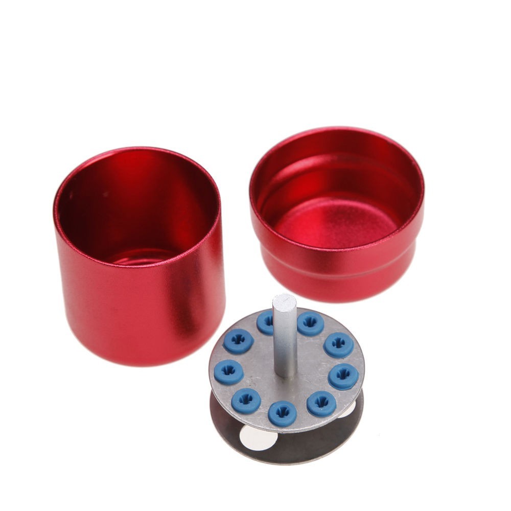 4 pcs Dental Autoclave Sterilizer Case Burs Disinfection Endo Files Holder Box