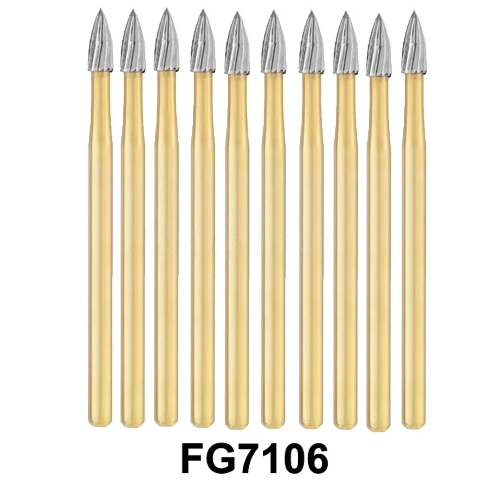 Dental Carbide Burs FG Gold Trimming & Finishing FG7404/7406/7408/7901/7902/7903