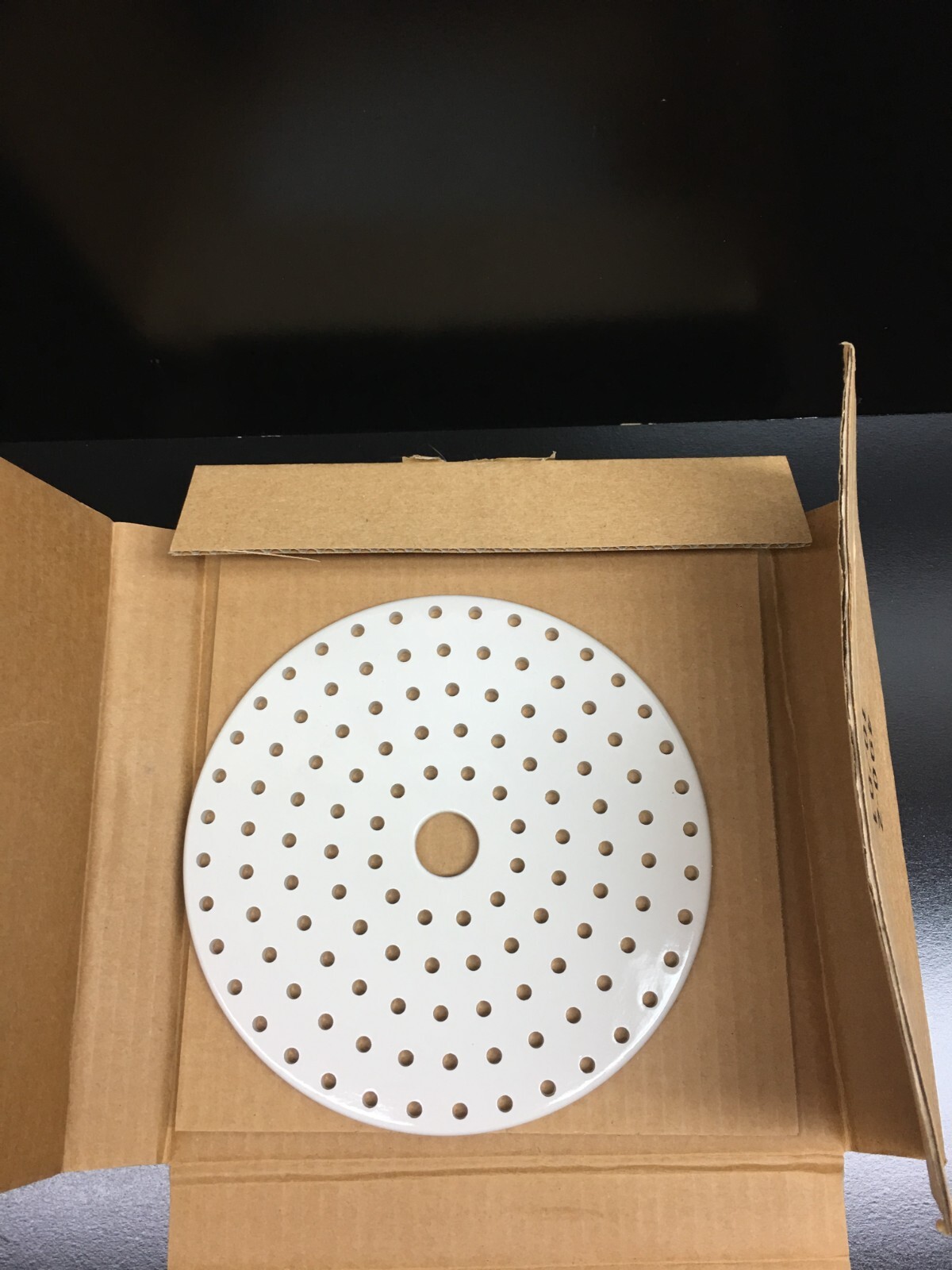 COORSTEK Porcelain Desiccator Plate 190mm 60455 Holes 5mm Center Hole 23mm