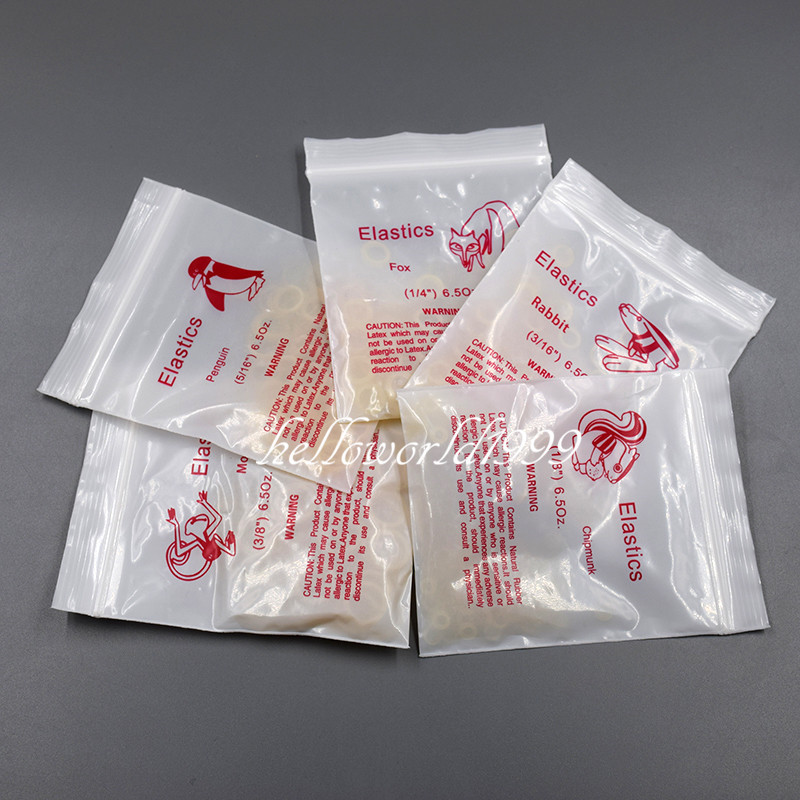 6.5 Oz 1/4 1/8 3/16/ 5/16 3/8 Dental Elastic Rubber Bands Latex Braces Heavy