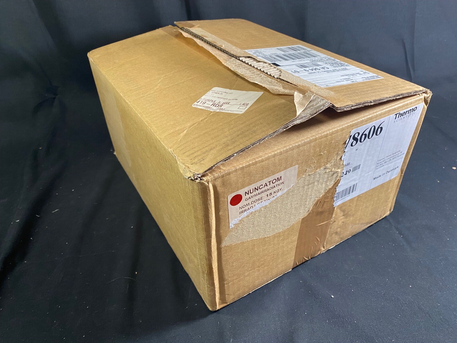NUNC 900μL 96 DeepWell Polystyrene Plates 278606 Sterile Round Bottom (32/cs)
