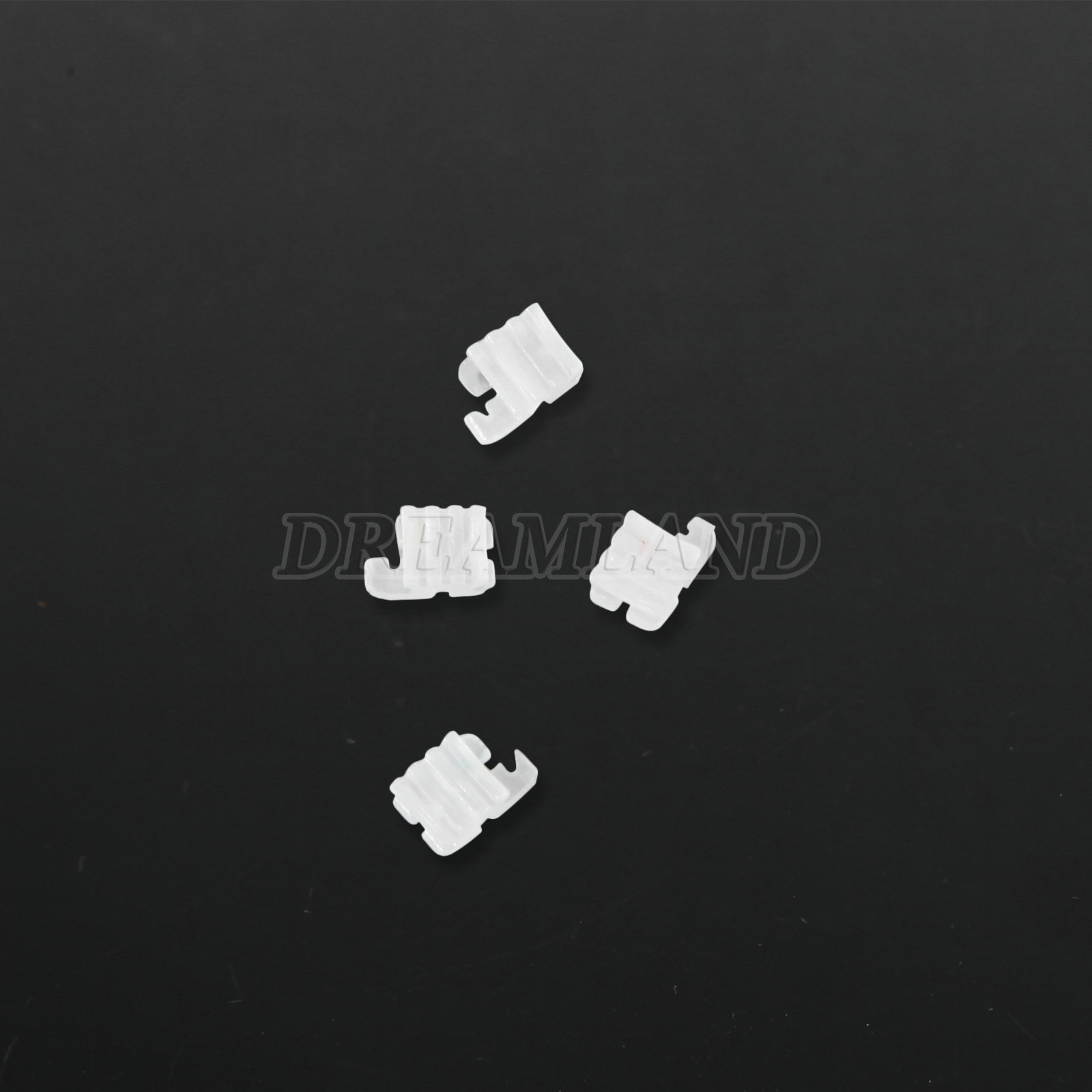 1000pcs/Pack Ceramic Braces Bracket 5*5 hooks 3 4 5 Orthodontic Roth.022 AQ-K