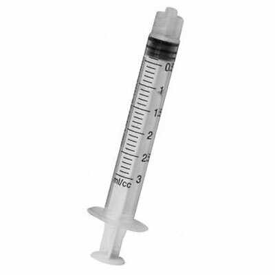 RMH3 Luer-Lock Endo Irrigation Syringes 3cc Non Sterile 100/Box