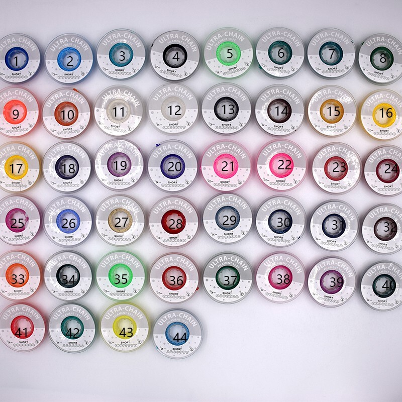 1 Pc Orthodontic Dental Chain Rubber Braces Bands Long/Short/Continuous 44Colors