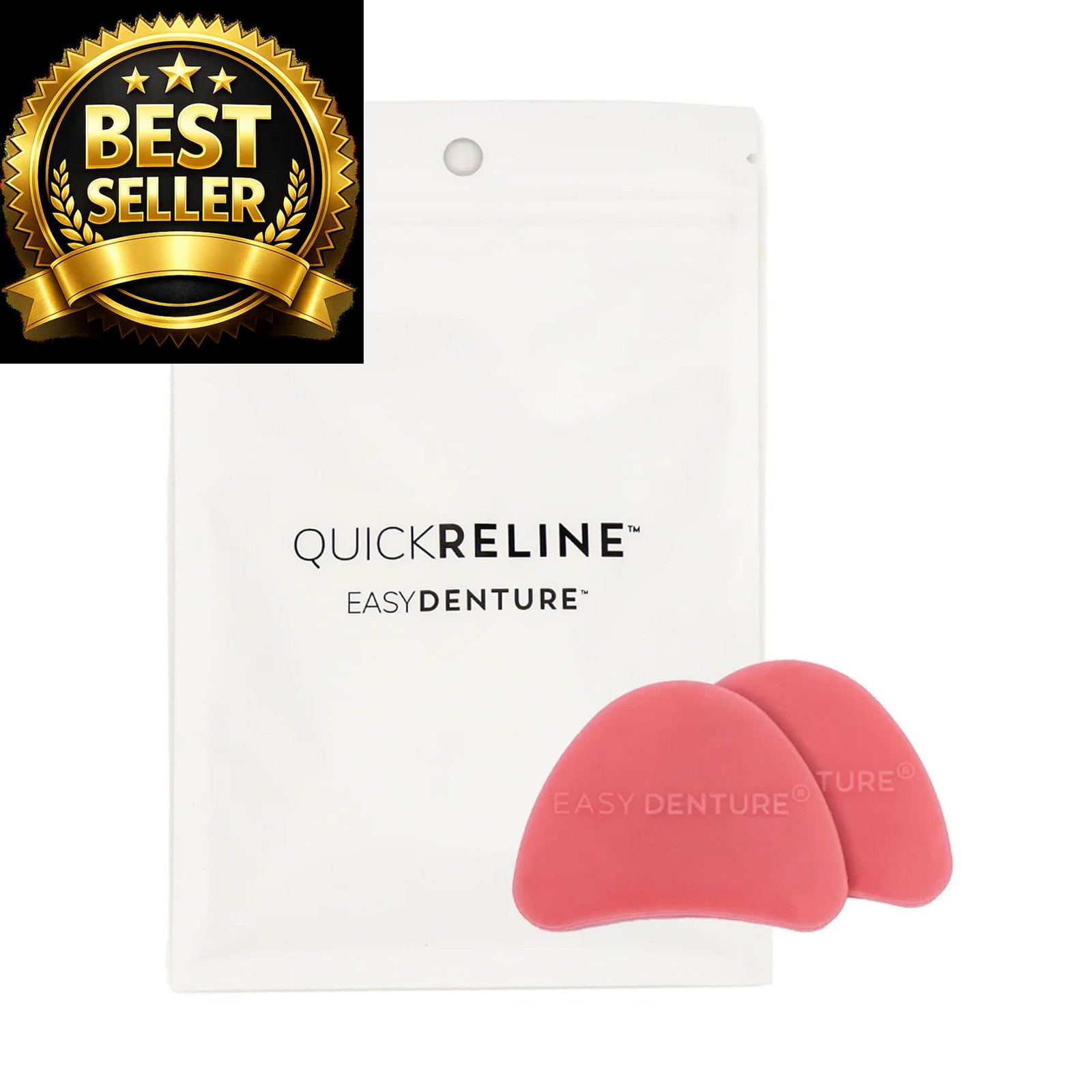 Quick Reline (Boil & Fit) Denture Reliner Kit; For Use with Full or Clear
