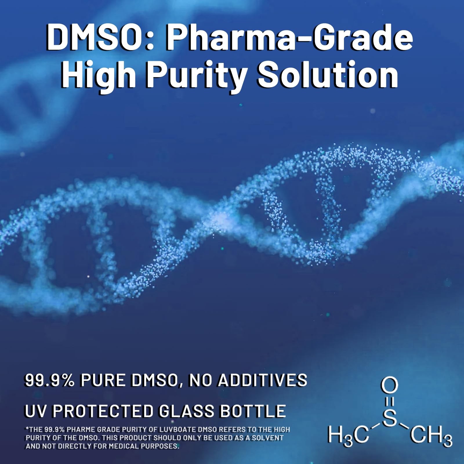 DMSO 99.9% Pharma Grade, Pure Liquid Dimethyl Sulfoxide 8 fl.oz in Glass…