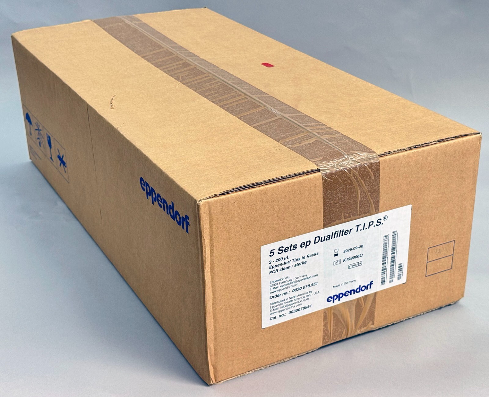 Eppendorf EP Dualfilter 2-200uL Pipette Tips T.I.P.S. In Racks #0030078551 CASE
